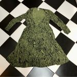 Baum Und Pferdgarten Allessia Wrap Dark Green Print Midi Maxi Dress Sz42 US 12 Photo 5