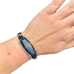 Lia Sophia RLM Soho Lapis Gemstone Bracelet & Teardrop Pendant Cord Necklace Set Photo 1