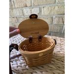 Longaberger  Basket Handwoven Made In Ohio USA Crossbody Purse Cottagecore EUC Photo 8