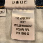 Hudson Jeans Hudson ‘The Viper’ two tone stretch denim mini skirt 29 Photo 9