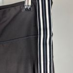 Avia Womens Athletic Leggings Black Activewear Striped Casual Medium M (8-10) Photo 2