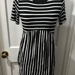 Pinkblush  Black and White Striped Short Sleeve Top in S Photo 0