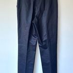Escada Navy Blue Trouser Slack High Waist Straight Leg Dress Pant Designer Size 6 Photo 5