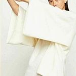 BCBGMAXAZRIA Marsha Sweater Oversized,Boxy Women's XS/S Black Wool Cotton V-Neck Photo 10