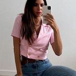 ZARA NWT  Bloggers Fav| PINK Cropped Blazer Photo 2