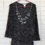 Vertigo Paris  knit sweater with large stone buttons‎ womens M Photo 1