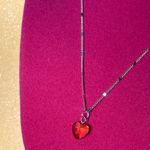 Pastel Yellow Crystal Heart Bling Beaded Necklace Photo 10