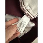 Talbots  Purple Burgundy Velvet Corduroy Straight Leg Pants 10 Holiday Xmas Photo 2