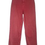 Paige Jeans Crop High Rise Wide Leg Raw Hem Denim Culotte Pants NELLIE Size 25 Photo 0