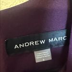 Andrew Marc  Tulip sleeve tie waist jumpsuit in Aubergine Size 8 NWT Photo 6