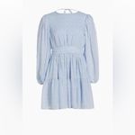 Nation Ltd LDT Goddess Clip-Dot Minidress size 4 NWT Blue gold silver Photo 1