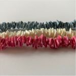 Set Of 3 Sea Shell Chip Bracelets Pink Blue & Natural 7.5” Beachy!! Multiple Photo 1
