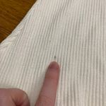 Topshop  White Ribbed Mini Dress Women Size 8 Sleeveless Casual Summer Tank Short Photo 1