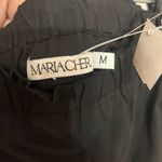 NWT MARIA CHER Coral Maxi Skirt BLACK Size Medium Photo 4