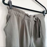 Kimchi Blue Olive Cropped Paper Bag Pants Size Medium Photo 3
