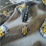 B Jewel SHEER GREY TIE KNOT SLEEVELESS BLOUSE Photo 5