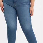 Levi's Wedgie Skinny High Rise Button Fly Jeans Size 24W Photo 0