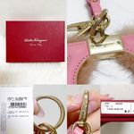 Salvatore Ferragamo Authentic  RARE / HTF Antique Rose & Pink Fur Logo Bag Charm Photo 12