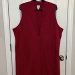 Chico's  Women’s Vest Tunic Sz 4 XXL 100% Wool Duster Photo 0