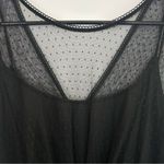 Maggy London NWT Black Mesh Illusion Sleeveless Dress Size 14 Photo 4