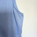 Old Navy tank top blue SMALL V-neck sleeveless NEW casual career top Photo 2