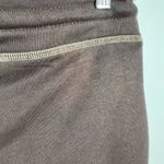 Edikted Sweatpants Women M Brown Exposed Stitching Flared Y2K Rope Tie Casual Photo 2
