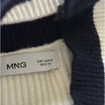 Mango  Navy and White Sweater Photo 2