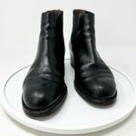 Fatte A Mano Women Black Leather Upper Slip on Ankle Booties Size 39 / US 8.5 Photo 6