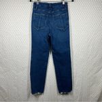 Good American Dark Wash Classic Slim Straight Jeans Photo 3