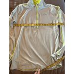 Nike Pullover Womens Medium Light Blue Green Running Dri Fit Athletic 1/2 Zip Photo 6