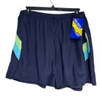 Inches Off Women's Navy Blue Athletic Swim Shorts Size 2X Side Stripe Photo 8