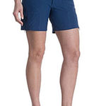 Kuhl Durango Shorts UPF 40 Water Resistant Drawstring Zip Dark Gray Blue 10 Photo 0