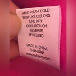 Parker Womens Strawberry Oswego Pink Handkerchief Hem Dress Size Large $440 Photo 2