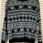 Disney  Long Sleeve Mickey Mouse Logo Pajama FleeceTop - Size Small - VGUC Photo 0