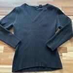 Vneck Sweater Black Size M Photo 0