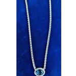 Brighton  EMERALD ISLE Green Blue Swarovski Crystal Necklace and Earrings Lot 2 Photo 2