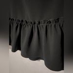 Karl Lagerfeld  Black Ruffle Hem Skirt Sz 10 Classic Minimalist Contemporary NWT‎ Photo 4