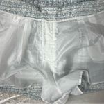 Eloquii NWT  High Rise blue and White Pleated Plaid Short Size 16 lined w/pockets Photo 14