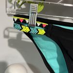 Xhilaration Black Bikini Swimsuit Bottom Slit Braided Sides Womens XS Photo 3