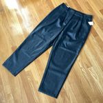 Ophelia Roe  Black Faux Leather Pants – Size 14 (NWT) Photo 0