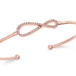 Charter Club NEW CUFF BRACELET Rose Gold 7” Adj. Infinity Pave Rhinestone Macy's Photo 2