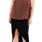 Bar III Gaucho Brown Scoop Neck Camisole Tank Top Size 3X New Photo 11