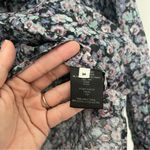 Isabel Marant  Pamais Floral Blouse Long Sleeve Button Down Ruffle Photo 3