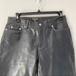 Ralph Lauren  Polo Jeans  Leather Top Stitch Pants Photo 1