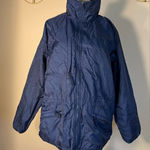 Columbia Navy Blue Fleece Lined Full Zip Vented Jacket Women's Medium Photo 0