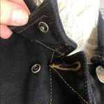 Harley Davidson vintage denim black jacket Ladies cotton size small Photo 9