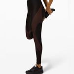 Lululemon Mapped Out High-Rise Tight 30” Black / maroon size 6 Photo 1
