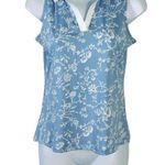 Laura Ashley Golf & Tennis Sleeveless
Polo Shirt in Dainty Blue Floral XS NWT Photo 0