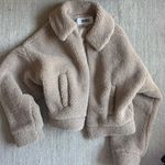 BB Dakota by Steve Madden Tan Sherpa Jacket Photo 0