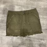 Free People  Utility Olive Green Mini Skirt Photo 5